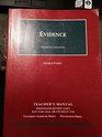 Evidence  Teacher's Manual