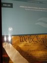 POS 222 A Custom Edition for Rio Salado College American Constitutional Development The Powers of Government and The Rights of Persons