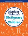 MerriamWebster's Dictionary for Children New Edition 2021 Copyright