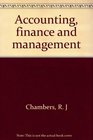 Accounting finance and management