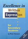 Excellence in Written Expression for Secondary Students