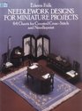 Needlework Designs for Miniature Projects 64 Charts for Counted CrossStitch and Needlepoint