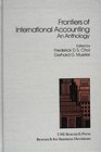 Frontiers of International Accounting An Anthology