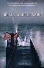 Black  Blue Sari
