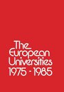 The European universities 19751985