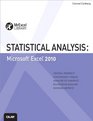 Statistical Analysis Microsoft Excel 2010