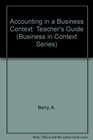 Accounting in a Business Context Teacher's Guide
