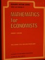 Schaum's Outline of Theory and Problems of Mathematics for Economists