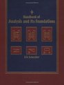 Handbook of Analysis and Its Foundations