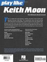 Play like Keith Moon The Ultimate Drum Lesson Book with Online Audio Tracks