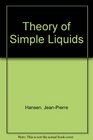 Theory of Simple Liquids