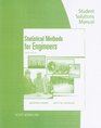 Student Solutions Manual for Vining/Kowalski's Statistical Methods for Engineers 3rd