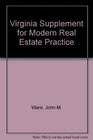 Virginia Supplement for Modern Real Estate Practice