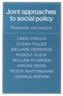 Joint Approaches to Social Policy  Rationality and Practice