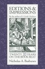 Editions  Impressions My Twenty Years on the Book Beat