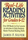 RealLife Reading Activities for Grades 612