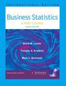 Business Stats First Course Pie Package AND Mathematics for Economics and Business