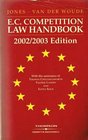 E C Competition Law Handbook K 2002/2003 Edition