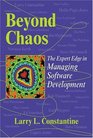 Beyond Chaos The Expert Edge in Managing Software Development