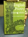 English Poetry 15501660