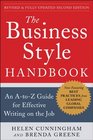 The Business Style Handbook Second Edition  An AtoZ Guide for Effective Writing on the Job