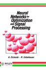 Neural Networks for Optimization and Signal Processing