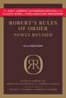 Robert\'s Rules of Order Newly Revised, 11th edition