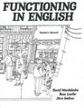Functioning in English Teacher's Manual