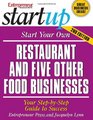 Start Your own Restaurant and Five Other Food Businesses