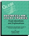 Business Law and Legal Studies Exam Questions and Explanations