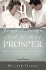 That Ye May Prosper  Meaningful Lessons from the Book of Mormon