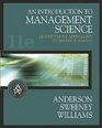 An Introduction to Management Science  Quantitative Approaches to Decision Making Text Only