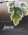 Java Software Solutions Foundations of Program Design Value Package