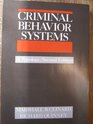 Criminal Behavior Systems A Typology