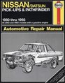 Haynes Repair Manual Nissan/Datsun PickUps and Pathfinder 19801993 771
