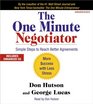 The One Minute Negotiator Simple Steps to Reach Better Agreements
