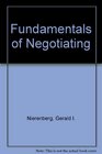 Fundamentals of Negotiating