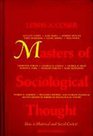 Masters of Sociological Thought Ideas in Historical and Social Context