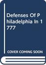 Defenses of Philadelphia in 1777