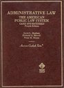 Administrative Law The American Public Law System