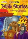 Favorite Bible Stories A Collection of Bible Stories to Read and Color