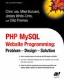 PHP MySQL Website Programming Problem  Design  Solution