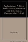Evaluation of Political Performance Problems and Dimensions