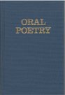 Oral Poetry Its Nature Significance and Social Context