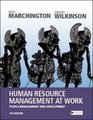 Human Resource Management at Work People Management and Development