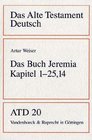 Das Alte Testament Deutsch  Tlbd20 Das Buch Jeremia