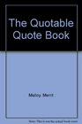 The Quotable Quote Book