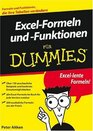 ExcelFormeln Und Funktionen Fur Dummies