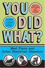 You Did What  Mad Plans and Great Historical Disasters