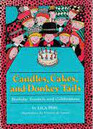 Candles cakes and donkey tails Birthday symbols and celebrations